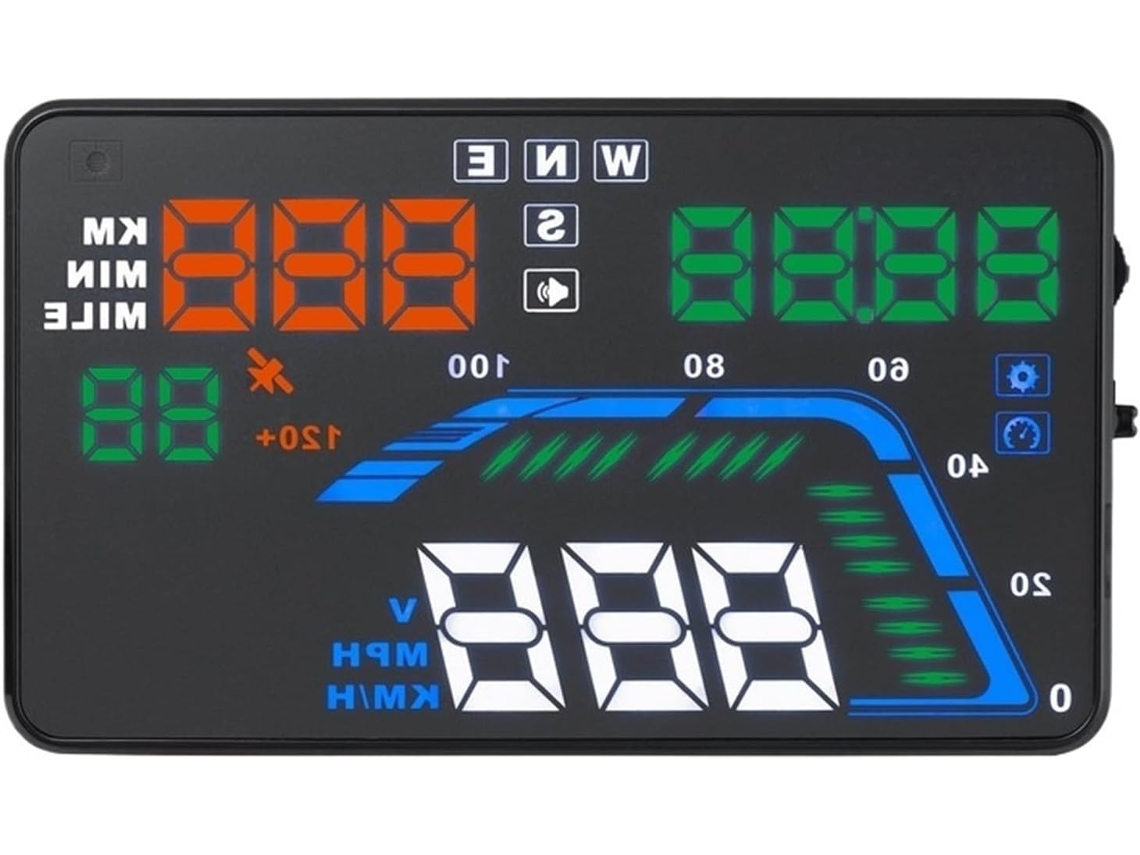 Projecteur De Compteur Vitesse Voiture 5.5 Pouces, Affichage Tête Haute, Gps Hud, Projeteur Voiture,