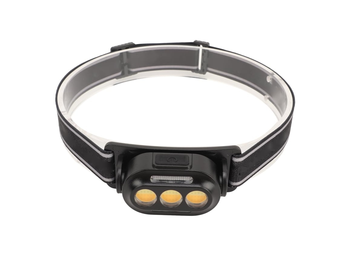 Linterna frontal LED recargable por USB con 3 velocidades, alta luminosidad, resistente al agua, para pesca nocturna y running, color negro, Yunzii