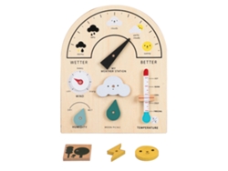 Rompecabezas Creativo De Madera Con Gráfico Meteorológico, Juguete Educativo Para Niños.