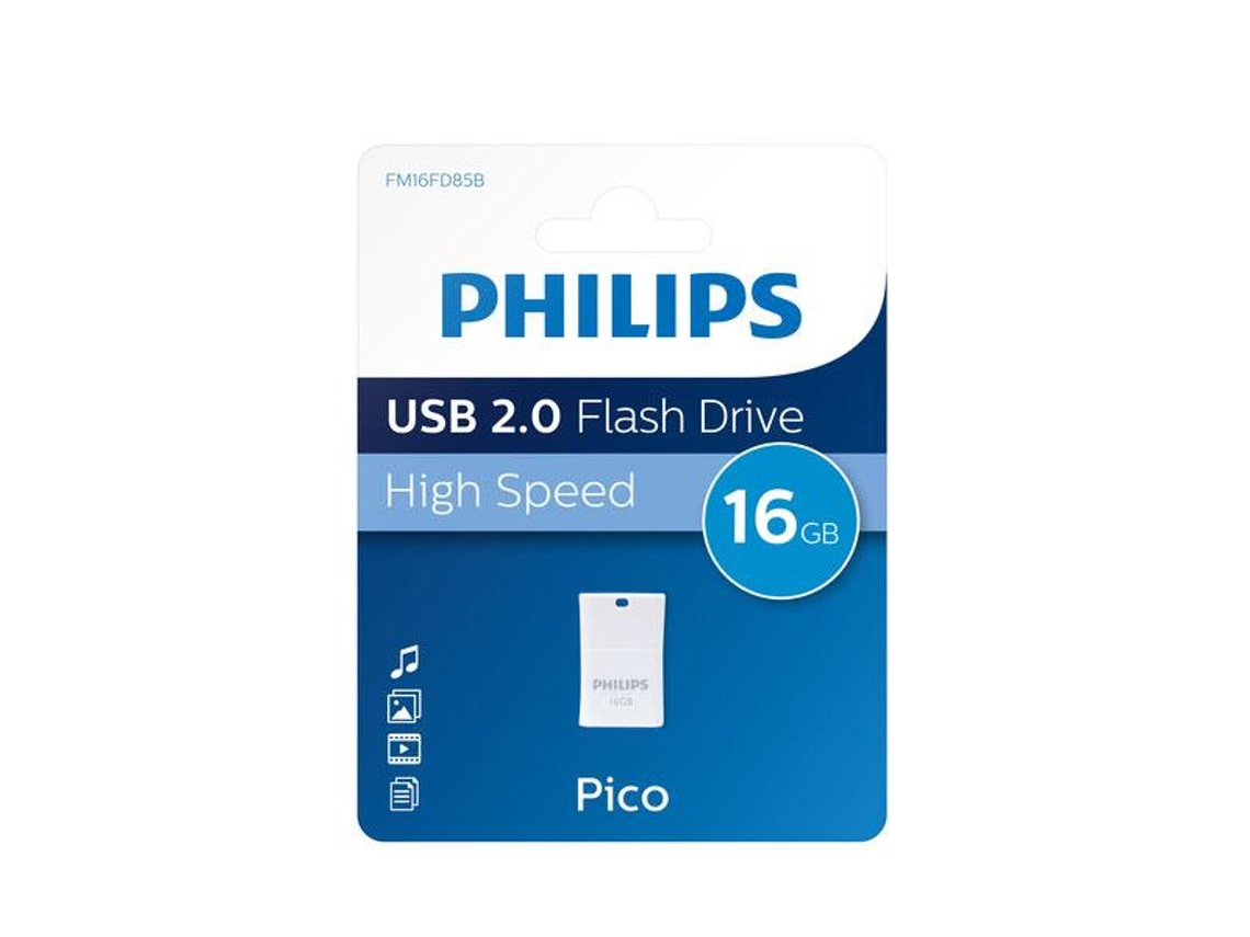 Philips Fm16Fd85B/00 Unidad de Memoria Usb 16Gb Usb Tipo-A 2.0 Azul Blanco