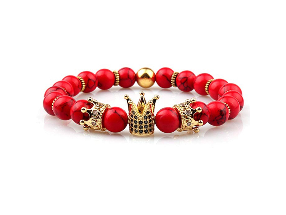 Pulsera Corona Real Rey Y Reina Joyería Glamorosa Tienda De Joyería Regalos De Navidad Para Mujeres Y Hombres*
