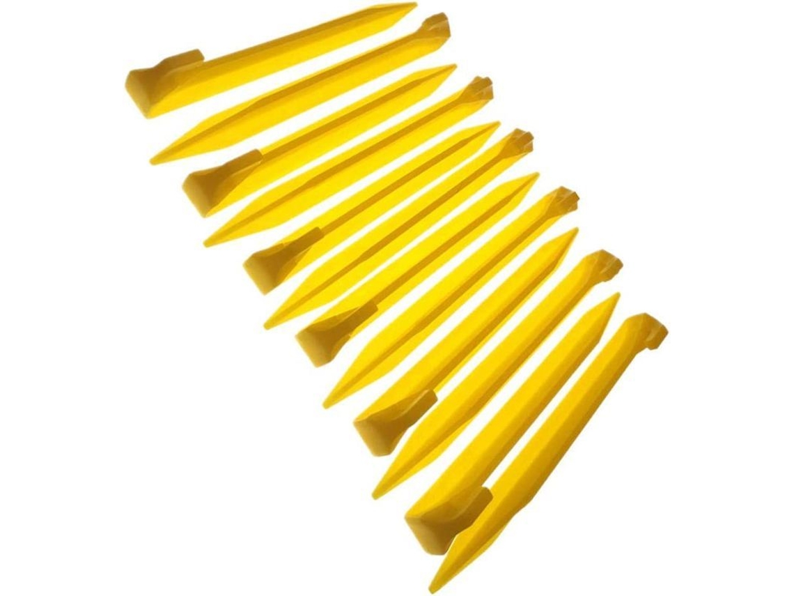 2026altiro-estacas De Plástico De 23 Cm Para Tiendas De Campaña - 10 Unidades. Duraderas Y Resistentes Para Acampar Al Aire Libre.