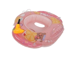 Pelota flotante inflable de PVC para natación, segura para niños de 1 a 5 años, color rosa