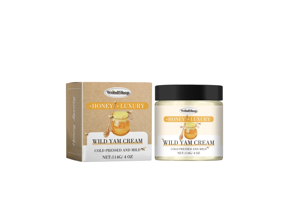 Crema de camarones con batata silvestre y miel.