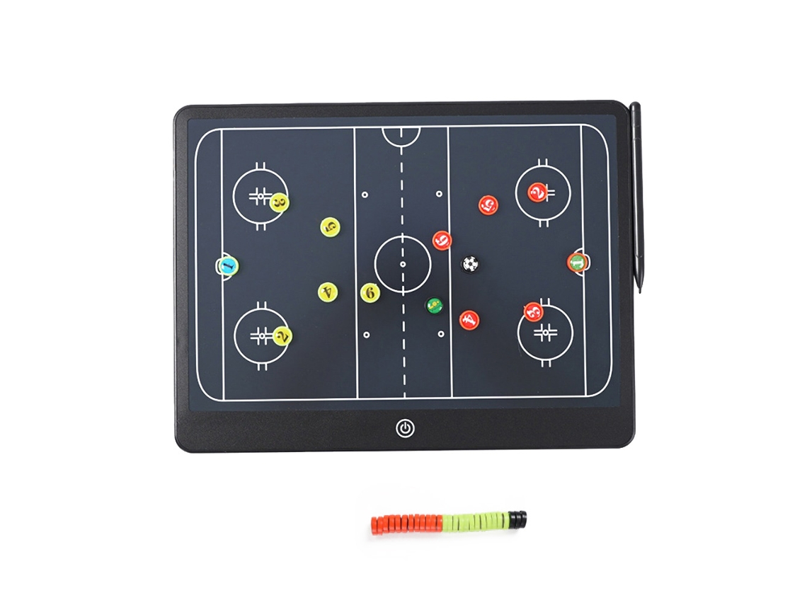 Pizarra magnética recargable de 16 pulgadas para entrenamiento de hockey sobre hielo, portapapeles táctico para entrenadores - Digitallab