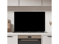 Panel Antisalpicaduras Cocina Negro - Color Sólido 80x55 Cm