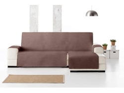 Funda acolchada e impermeable para Chaise Longue orientación derecha Luke (240 cm - Marrón)