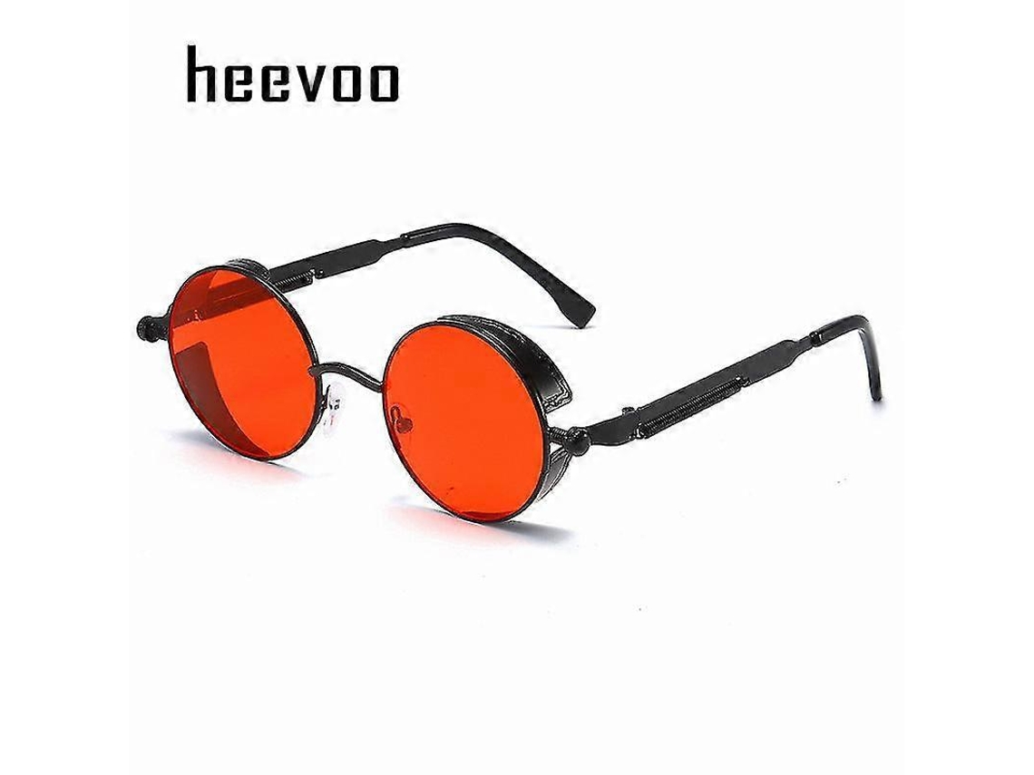 Gafas De Sol Steampunk De Metal Para Hombre Y Mujer, Redondas, De