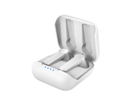 Auriculares Bluetooth True Wireless AGTRUM F2 (In Ear - Microfone - Blanco)