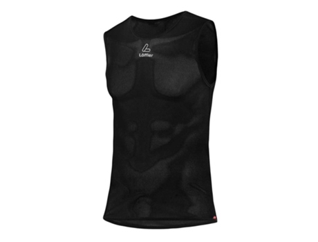 Camiseta sin Mangas de Hombre para Cicling LOEFFLER Transtex Negro (44)