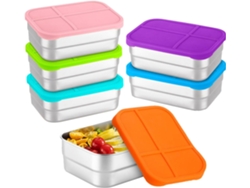 Recipientes Para Alimentos De Acero Inoxidable De 720 Ml Con Tapa De Silicona | Caja Para Alimentos