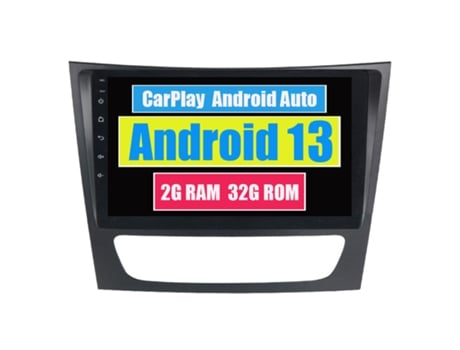 Autoradio Multimedia ROVERONE para Mercedes Benz E Class S211 W211 2002 - 2009 CLS Class C219 2004 - 2010 CarPlay Android Coche Radio Bluetooth Nav...