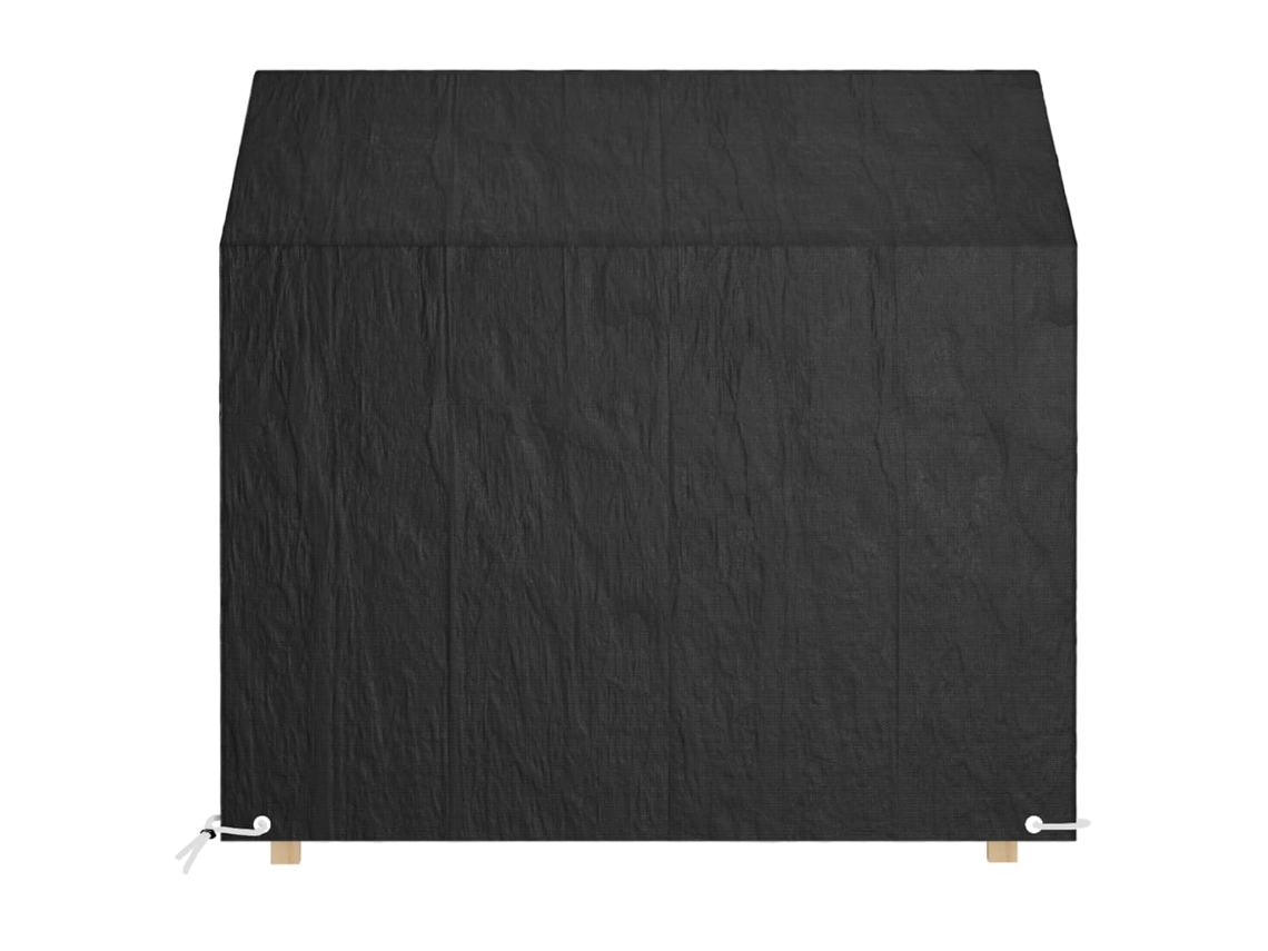 Maison Exclusive - Fundas Bancos Jardín 2 Uds 8 Ojales Polietileno 130x70x70/88 Cm