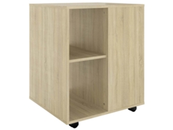 Muebles con ruedas exclusivos de roble de Sonoma Maison, fabricados con derivados de madera (60 x 53 x 75 cm)