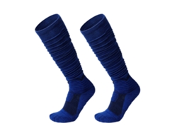 Calcetines De Fútbol Extralargos De Algodón Con Diseño Autoadhesivo, Calcetines De Rugby Hasta La Rodilla, Calcetines Deportivos.