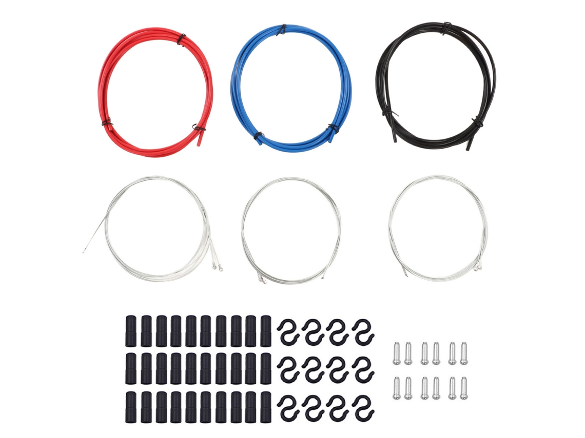 Kit Completo De Mangueras De Freno Hidráulico Para Bicicletas Con Cable Interno Y Conexión Universal.
