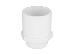 Conector De Tubería De Pvc Con Rosca Macho G1 Para Riego Agrícola, Invernaderos, Granjas Y Piscinas.