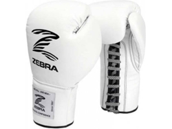 Guantes de Boxeo ZEBRA Pro (Blanco - 10 OZ)