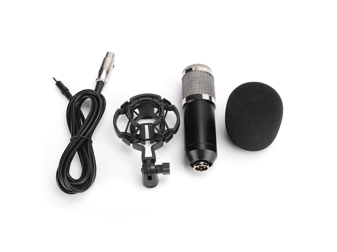 Micrófono De Condensador Compatible Con Retransmisiones En Directo, Karaoke Y Grabación Por Ordenador.