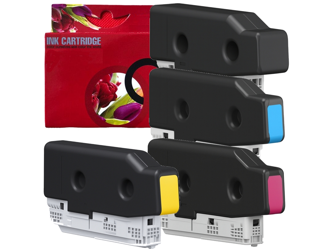 T08q1 T08q2 T08q3 T08q4 Pack 4 Cartuchos De Tinta Pigmentada Multicolor Compatible Con Epson C13t08q140 C13t08q240 C13t08q340 C13t08q440