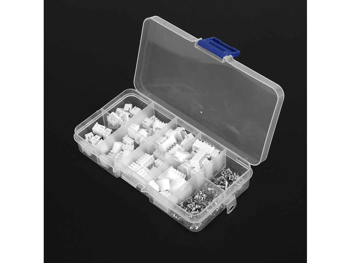 2026-as-40 Sets Kit Conector Terminal Housing Pin Header 2p 3p 4p 5pin 2.54mm Blanco