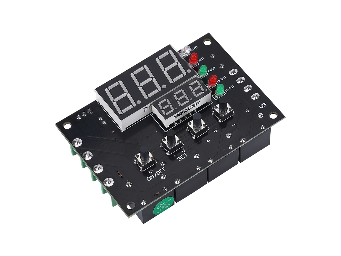 Controlador automático de temperatura, termostato, refrigerador Tec Xh-w1504, sensor de temperatura de 12 V CC