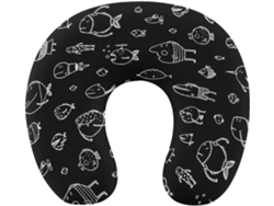Almohada Divertida Viaje Forma Espuma Viscoelástica Viscoelástica Fácil Relajación Cómodos Familia.brfácil