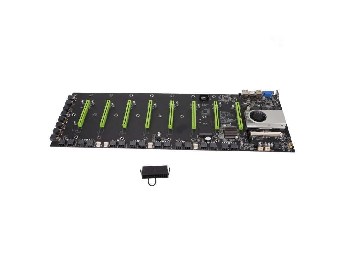 Cooler De Cpu Integrado En Placa Base De Minería 8xpcie16x Ddr3 Msata Sata2.0 Sata3.0