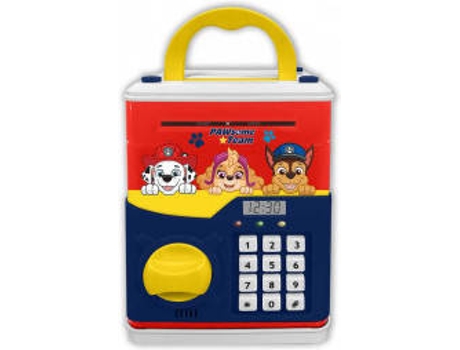 Hucha Digital KIDSEUROSWAN Digital con Reloj Patrulla Canina (Edad Minima: 4)
