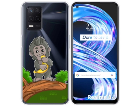 Carcasa Realme 8 5G / Narzo 30 5G TUMUNDOSMARTPHONE Dibujos Transparente Multicolor