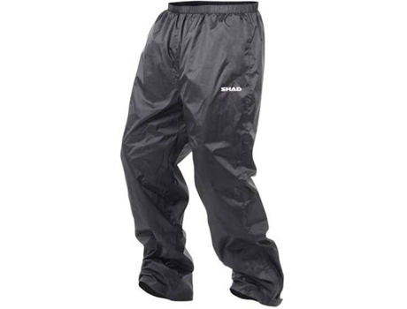 Pantalones para Hombre SHAD Rain Negro para Motociclismo (XXL)