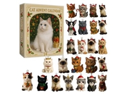 Calendario de Adviento de Navidad 2025, Coleccionable, Divertido, 2D, Caja Sorpresa, 24 días, Zeuxo Gifts