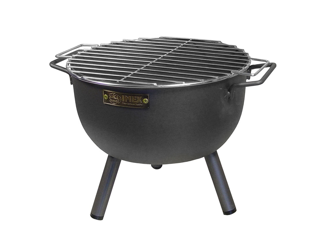 Barbacoa Imex el Zorro Carbón Parrilla Sobremesa Redonda Negro (Ø 30 x 28 cm)