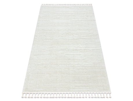 Alfombra DYWANY LUSZCZOW (180 x 270 cm - Poliéster - Blanco)