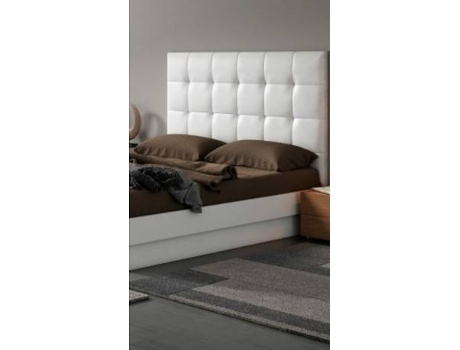 Cabecero DECORQUALITY Canadá (Blanco - Polipiel - 105 x 70 cm)
