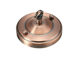 Omni-placa De Techo Para Lámpara Colgante Antigua Con Gancho Soporta Hasta 10kg 2 Piezas Yvan Bronce Rojo