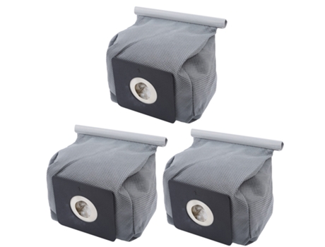 Bolsas de polvo de tela para aspiradora Universal lavable, 3 piezas, para aspiradora Philips Electrolux Lg Haier Samsung, 13x12cm