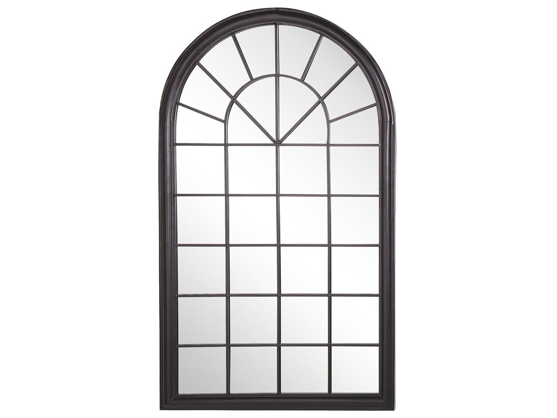 Espejo BELIANI Trevol de Hierro Negro 77x5x130