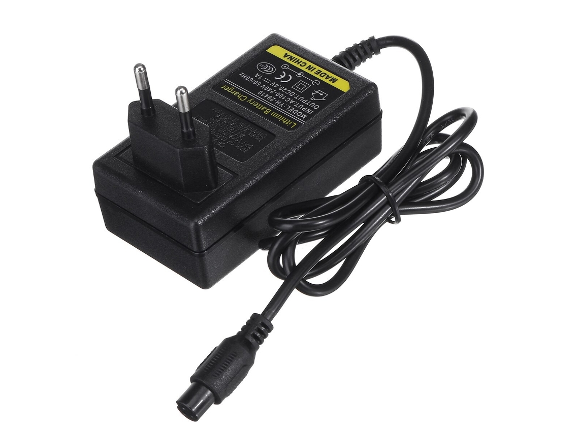Cargador de Batería DC 29.4V 1A para Scooter / Patinete Eléctrico 24V Ø 9Mm SIN MARCA