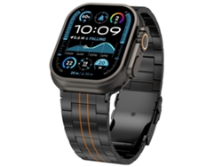 Correa para Apple Watch de 46/49/45/44 mm - Aleación de titanio con cierre de seguridad de 3 pines
