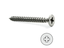 Tornillo Rosca Madera Cabeza Plana Pozidriv Inoxidable Din 7505-A Largo 30Mm Diámetro 5Mm UCAFIX