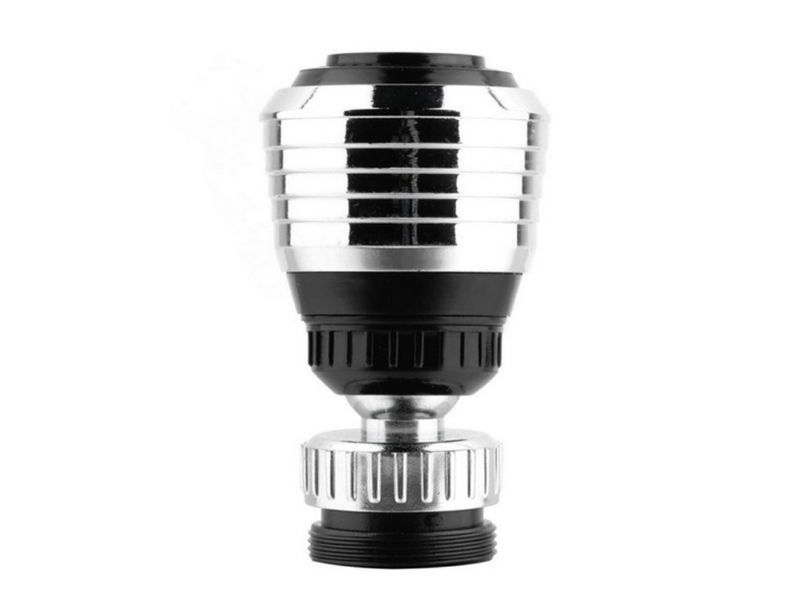 Aireador de grifo giratorio de 360° con modos de rociado y burbujas para cocina.