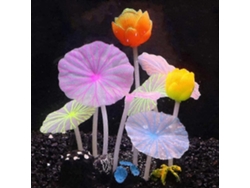 4 piezas de decoración de medusas luminosas compatibles con acuarios Rosewell