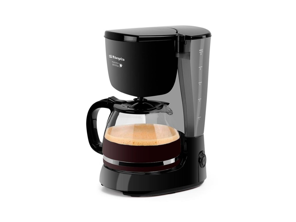 Cafetera Goteo ORBEGOZO CG4061 12 Tazas Negro