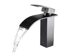 Grifo De Baño En Cascada De Arce, Acero Inoxidable