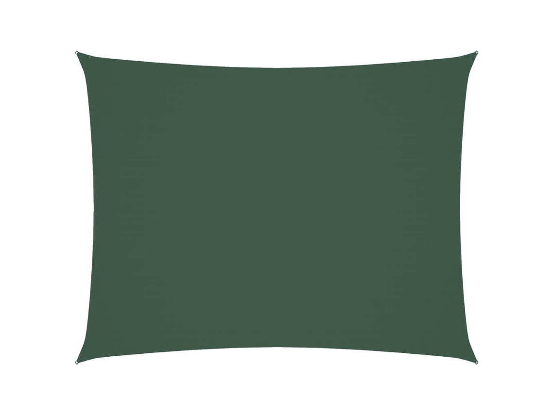 Maison Exclusive - Toldo De Vela Rectangular Tela Oxford Verde Oscuro 3,5x4,5 M