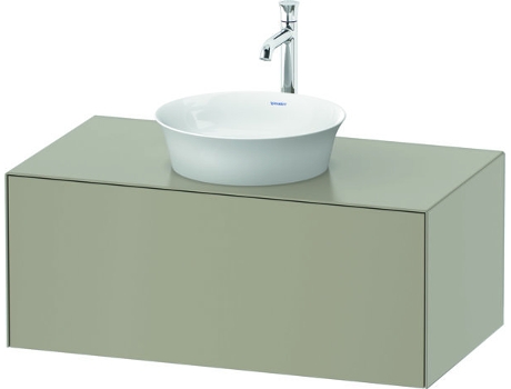 DURAVIT Tulip blanco, mueble de pared, ancho 1000 x fondo 550mm, con 1x extraíble, con tecnología tip-on, WT49760