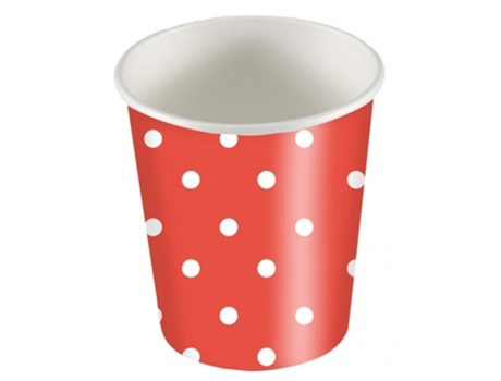 Pack 25 Vasos Cartón 200 MlLunares GENÉRICO