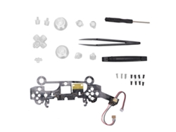 Kit De Botões Iluminados Com Led 8 Cores 19 Modos Diy Para Controle Ps5 Bdm-010