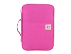 Carpeta De Documentos A4 Organizador De Portafolio Bolsa Con Cremallera Para Cuadernos Y Archivos (rojo Rosa)